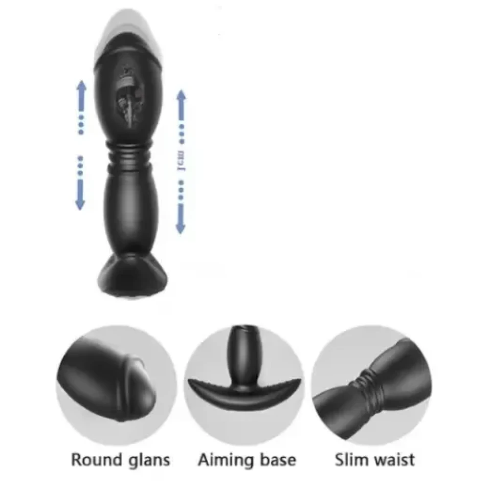APP Remote Control Rotating Men And Women Prostate Stimulator Anal Vibrator - Image 3